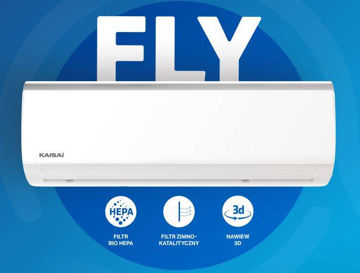 Klimatyzator ścienny KAISAI Fly 5,3kW nowość! z usługą montażu