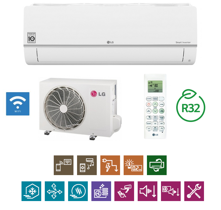 Klimatyzator LG STANDARD PLUS 6,6kW PC24SK z usługą montażu