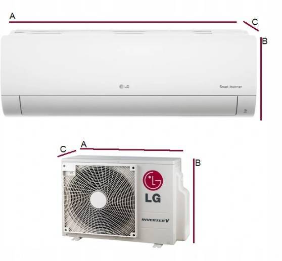 Klimatyzator ścienny LG STANDARD 2 6,6 kW z usługą montażu