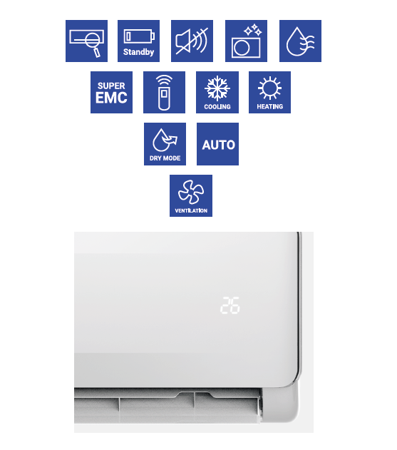 Klimatyzator ścienny AUX FREEDOM PLUS 2,6kW  z usługą montażu