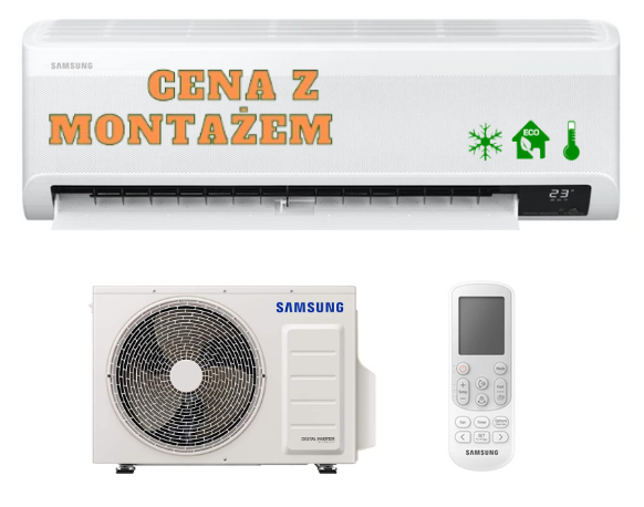 Klimatyzator ścienny SAMSUNG Wind-Free Comfort 6,5kW z usługą montażu