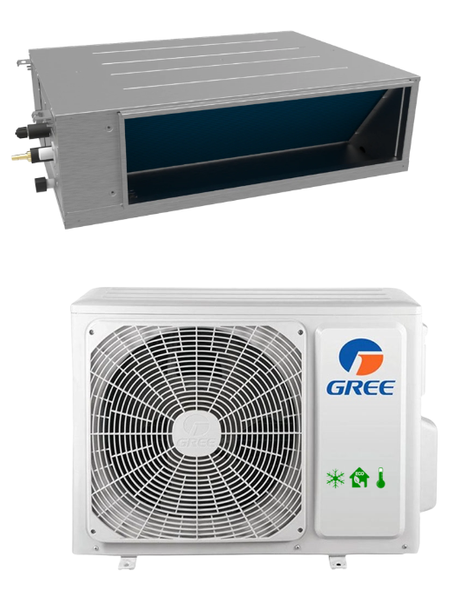 Klimatyzator kanałowy GREE GUD100PHS1/A-S + GUD100W1/NhA-X 10,5kW U-Match Plus