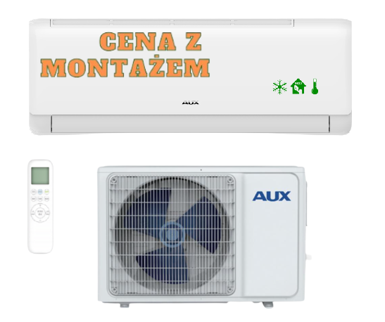 Klimatyzator ścienny AUX Q-SMART PREMIUM 3,5kW z usługą montażu