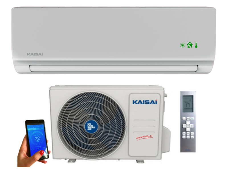 Klimatyzator ścienny Kaisai Hot 3,5kW R32 nowość! Pompa ciepła powietrze - powietrze