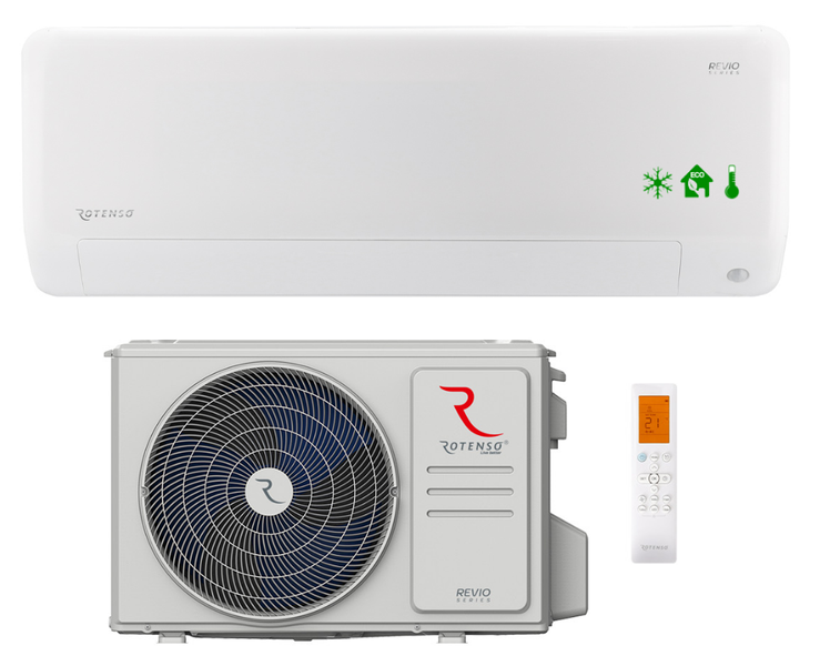 Klimatyzator ścienny Rotenso Revio 2,7 kW R32 "Zapytaj o dostępność" Pompa ciepła powietrze - powietrze
