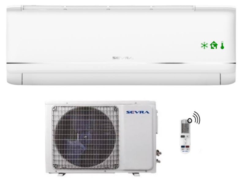 Klimatyzator ścienny SEVRA Premium 6,7kW R32 Nowość Pompa ciepła powietrze - powietrze